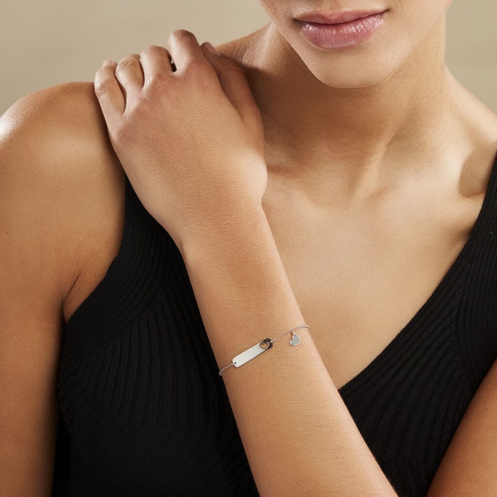 Bracelet Marlaine Argent Blanc - Bracelets Femme | Histoire d’Or