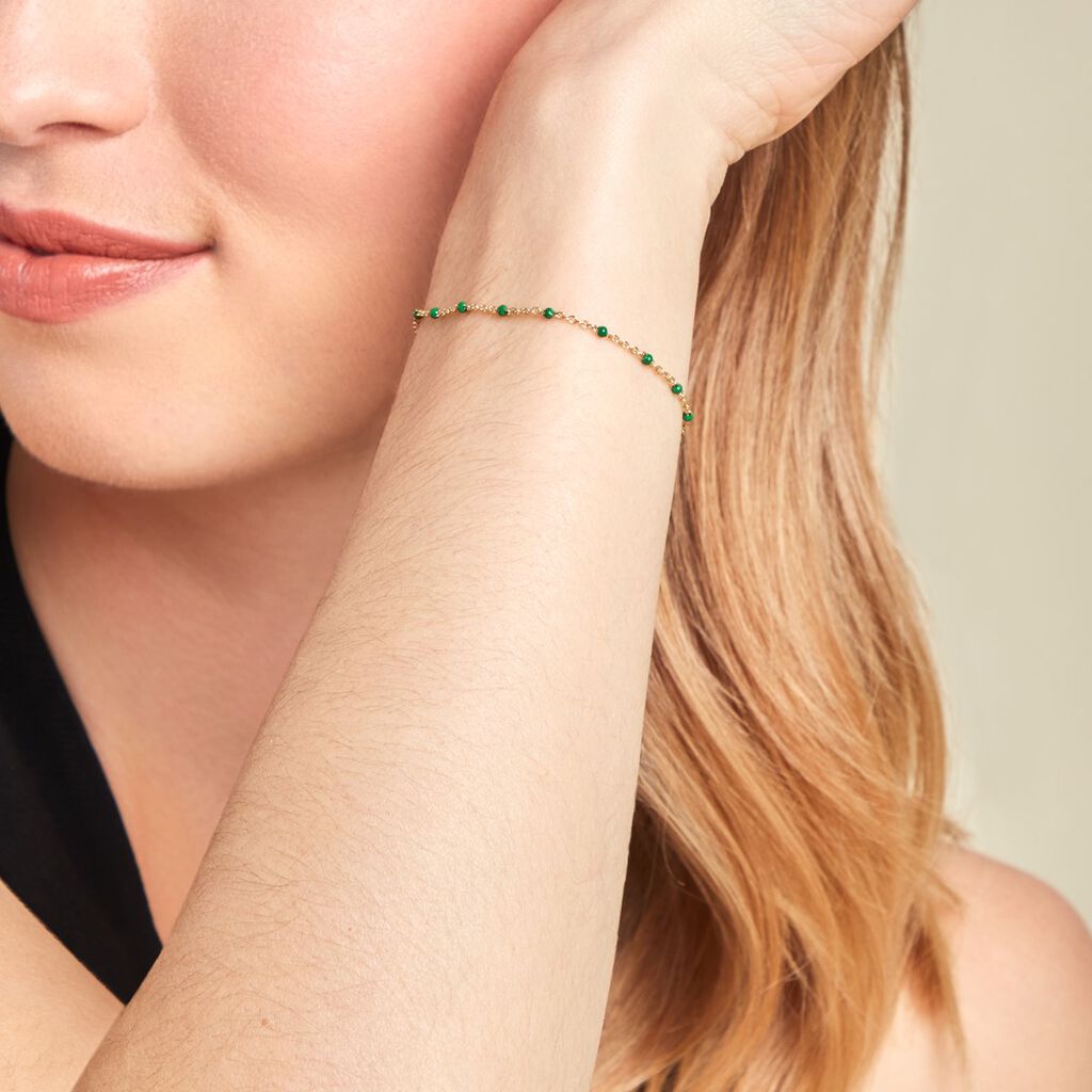 Bracelet Argent Dore Polka - Bracelets Femme | Histoire d’Or