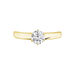 Bague Solitaire Or Jaune Diamant Synthetique - Bagues solitaires Femme | Histoire d’Or