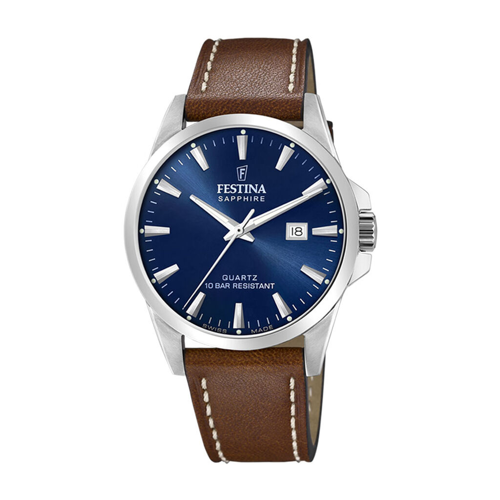 Montre Festina Swiss Made Bleu London