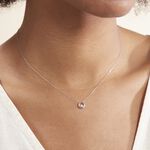 Collier Fidelia Or Blanc Diamant - Colliers Femme | Histoire d&rsquo;Or