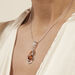 Collier Argent Blanc Hailey Ambre - Colliers fantaisie Femme | Histoire d’Or