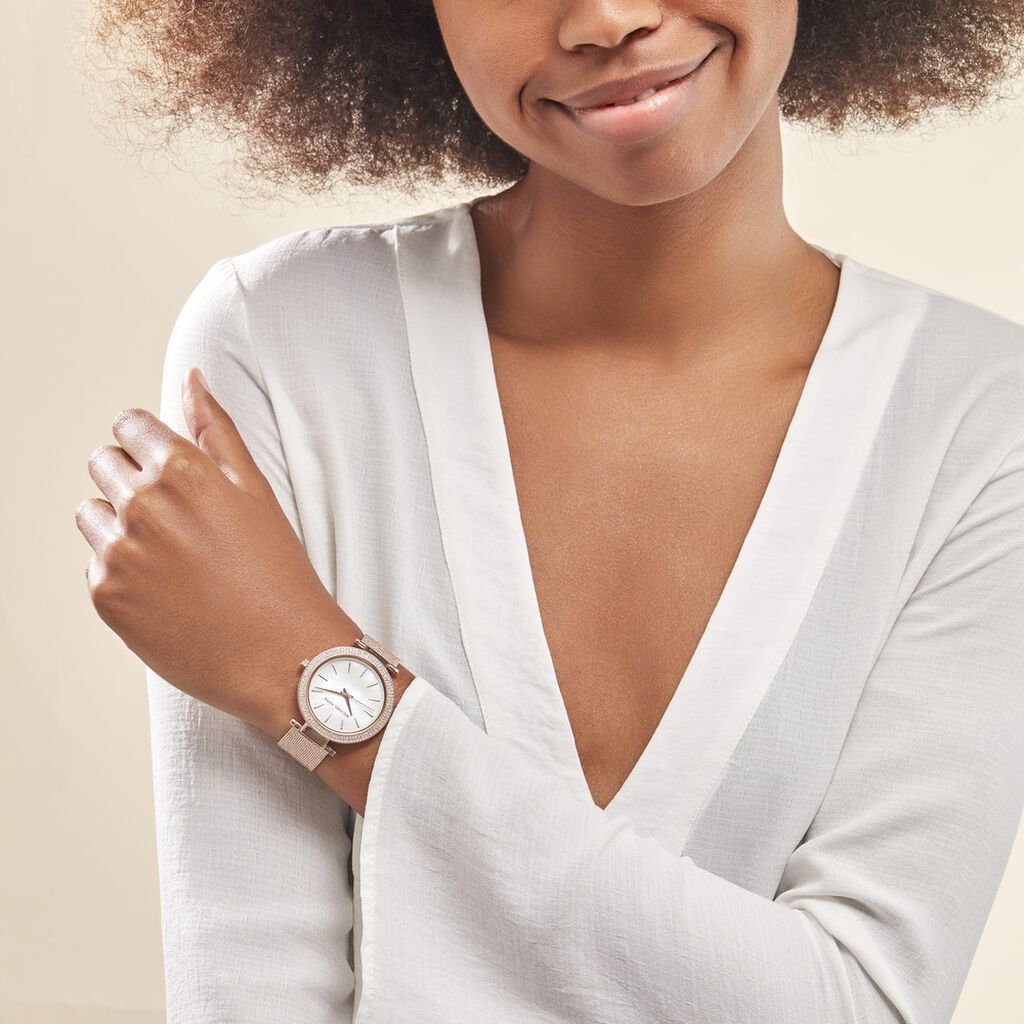 Montre Michael Kors Darci Blanc - Montres Femme | Histoire d’Or