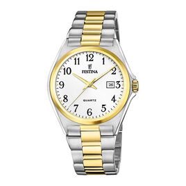 Montre Festina Classique Blanc - Montres Homme | Histoire d’Or