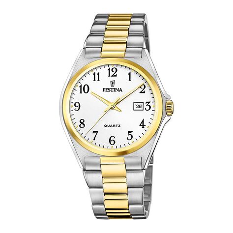 Montre Festina Classique Blanc - Montres Homme | Histoire d’Or