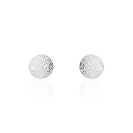 Boucles D'oreilles Puces Ayana Argent Blanc - Boucles d'oreilles fantaisie Femme | Histoire d’Or