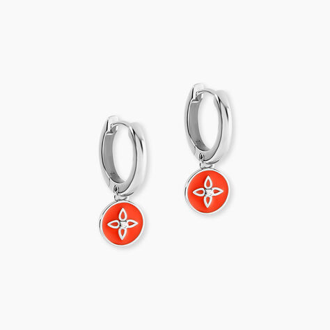 Cr&eacute;oles Talismania Argent Blanc Oxyde De Zirconium - Boucles d'oreilles cr&eacute;oles Femme | Histoire d&rsquo;Or