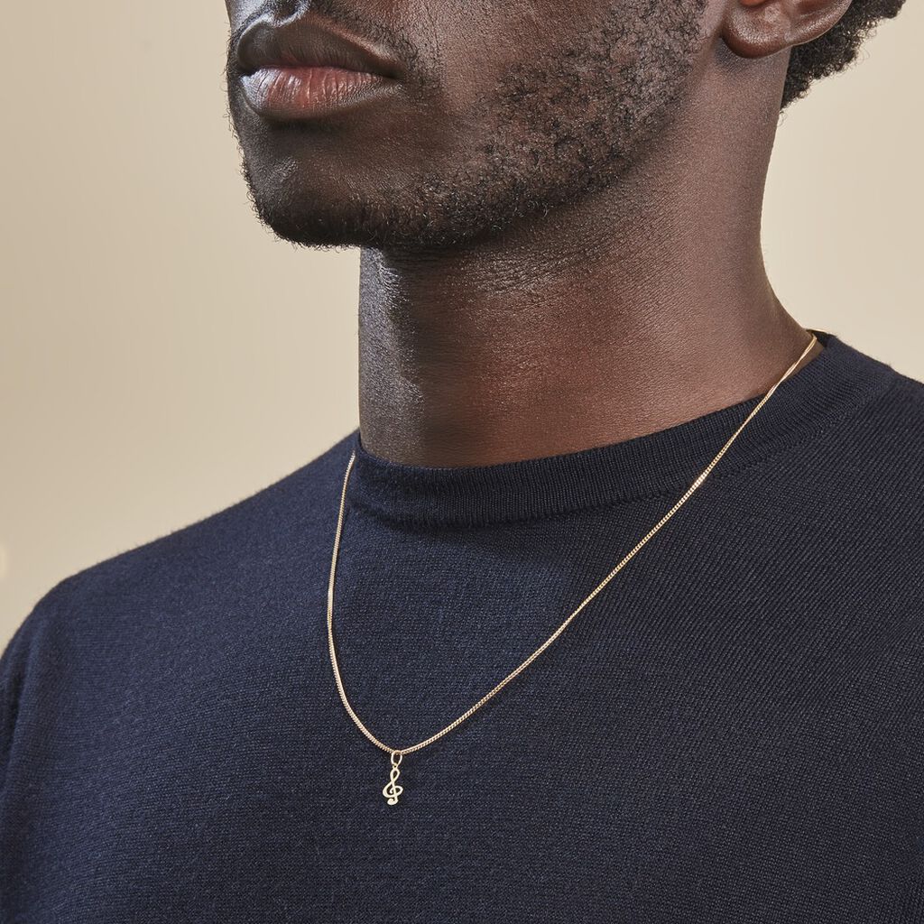 Pendentif Fausta Musique Or Jaune - Pendentifs Famille | Histoire d’Or