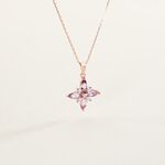 Collier Anabele Or Rose Amethyste Oxyde - Colliers Femme | Histoire d&rsquo;Or