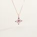 Collier Anabele Or Rose Amethyste Oxyde
