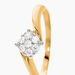 Bague Solitaire Lysia Or Jaune Diamant - Bagues solitaires Femme | Histoire d’Or