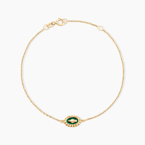 Bracelet Lueur Coloree Or Jaune - Pendentifs Baptême Famille | Histoire d’Or