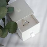 Bague Solitaire Anatoline Or Blanc Oxyde De Zirconium - Bagues solitaires Femme | Histoire d&rsquo;Or