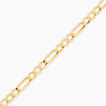 Bracelet Or Jaune Maille Altern&eacute;e 1/3 - Bracelets cha&icirc;ne Femme | Histoire d&rsquo;Or