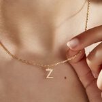 Pendentif Ionia Lettre Or Jaune - Pendentifs Famille | Histoire d&rsquo;Or