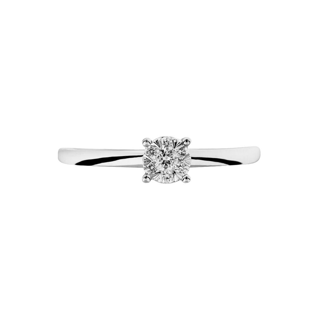 Bague Dream Or Blanc Diamant - Bagues solitaires Femme | Histoire d&rsquo;Or