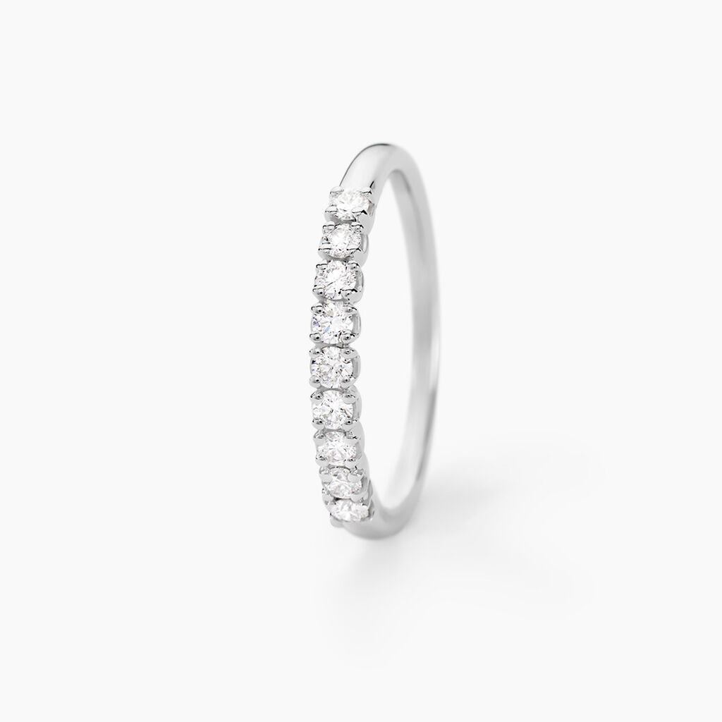 Alliance Hera Or Blanc Diamant - Alliances Femme | Histoire d’Or