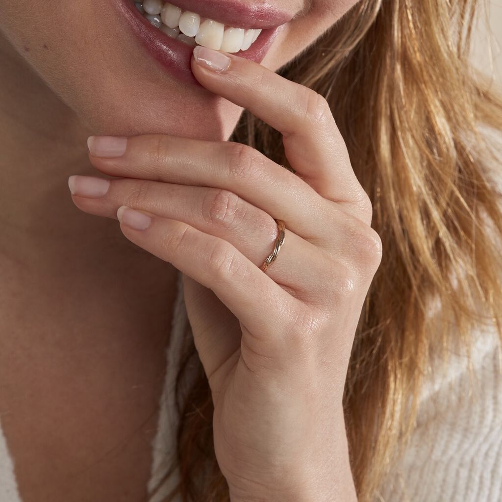 Bague Plaqué Or Jaune Ino - Bagues fantaisie Femme | Histoire d’Or