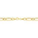 Bracelet Ophelio Maille Alternee 1/1 Or Jaune - Bracelets cha&icirc;ne Homme | Histoire d&rsquo;Or