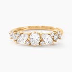 Bague Sparkle Or Jaune Oxyde De Zirconium - Bagues solitaires Femme | Histoire d&rsquo;Or