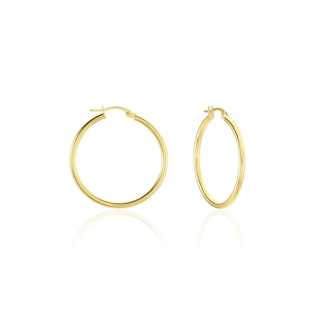 Cr&eacute;oles Verania Or Jaune - Boucles d'oreilles cr&eacute;oles Femme | Histoire d&rsquo;Or