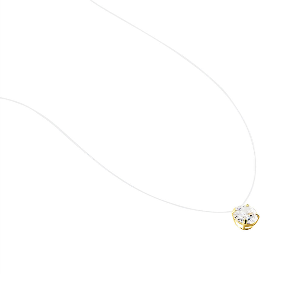Collier Or Jaune Maiorga Oxyde De Zirconium - Colliers Femme | Histoire d’Or