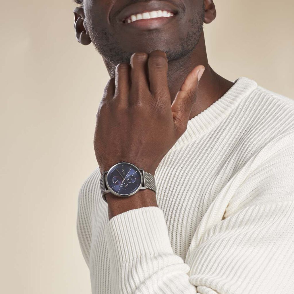 Montre Hugo Exist Bleu - Montres Homme | Histoire d’Or