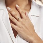 Bague Nolan Or Jaune Diamant - Bagues avec pierre Femme | Histoire d&rsquo;Or