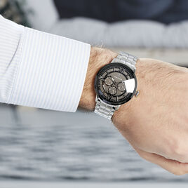 Montre Pierre Lannier Collection Beaucour Noir - Montres Homme | Histoire d’Or