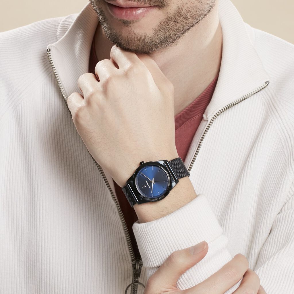Montre Pierre Lannier Candide Bleu - Montres Homme | Histoire d’Or