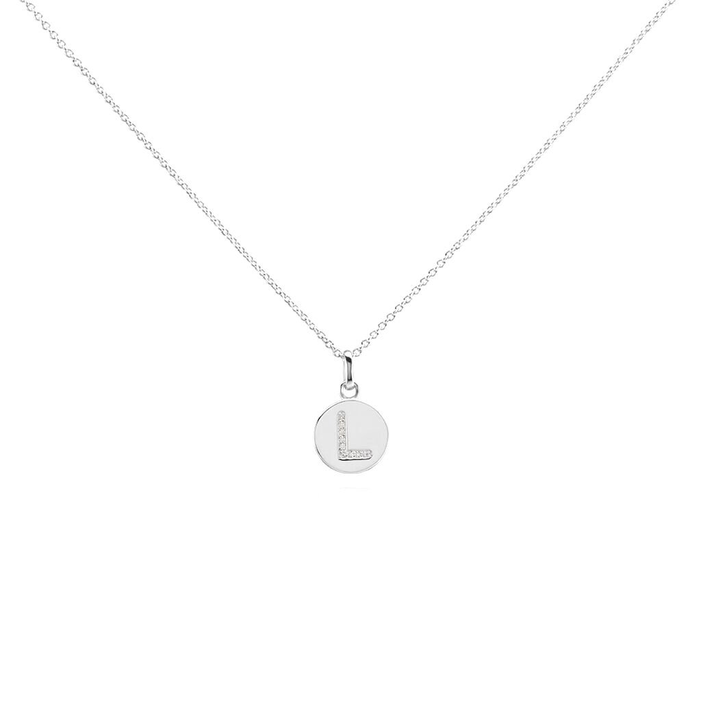 Collier Argent Eugenien Oxydes De Zirconium - Colliers fantaisie Femme | Histoire d’Or