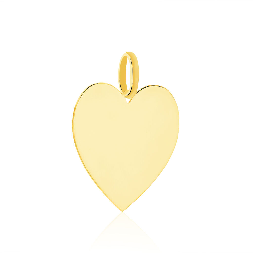 Pendentif Sirona Coeur Gravable Or Jaune - Pendentifs Coeur Femme | Histoire d’Or
