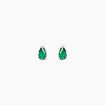 Boucles D'Oreilles Puces Ma&euml;llys Argent Blanc Oxyde De Zirconium - Boucles d'oreilles fantaisie Femme | Histoire d&rsquo;Or