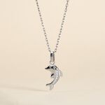 Pendentif Amelot Argent Blanc Oxyde De Zirconium - Pendentifs Femme | Histoire d&rsquo;Or