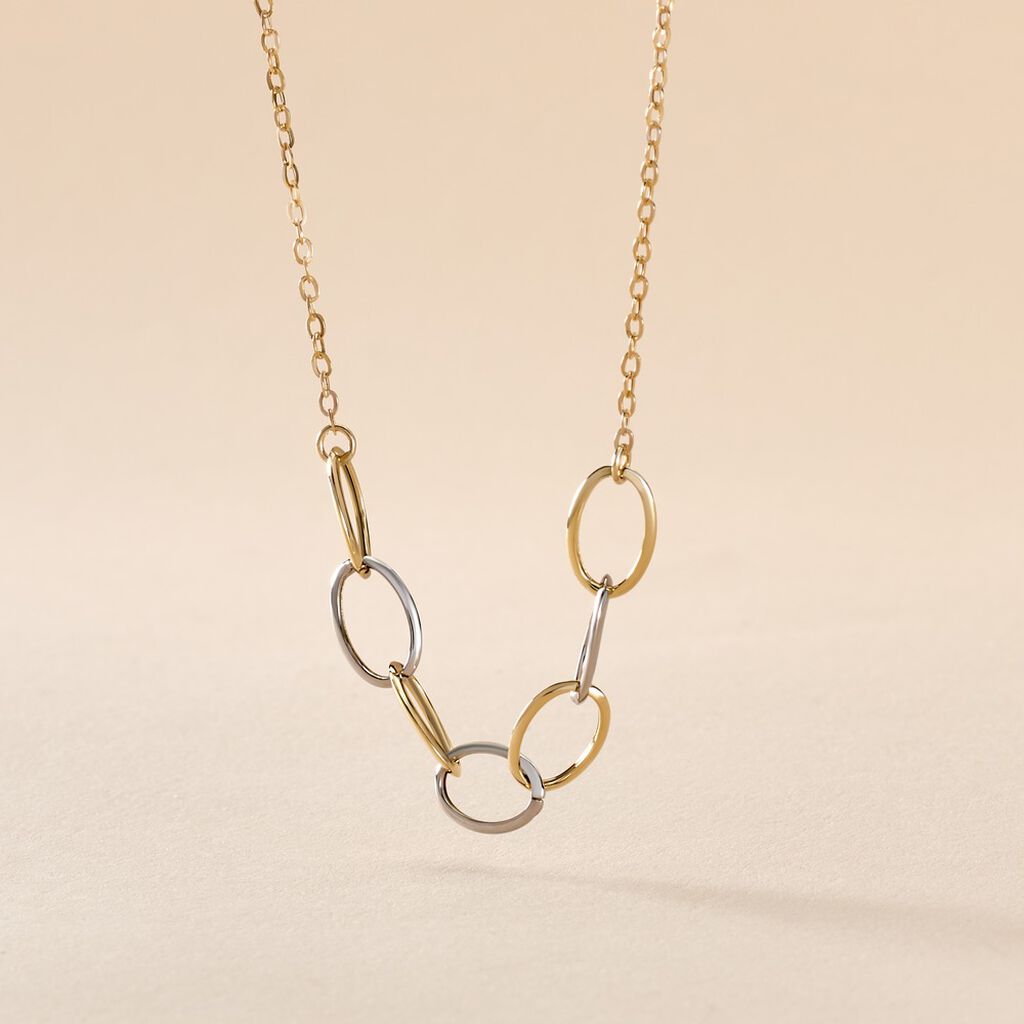 Collier Lucette Or Bicolore - Colliers Femme | Histoire d&rsquo;Or