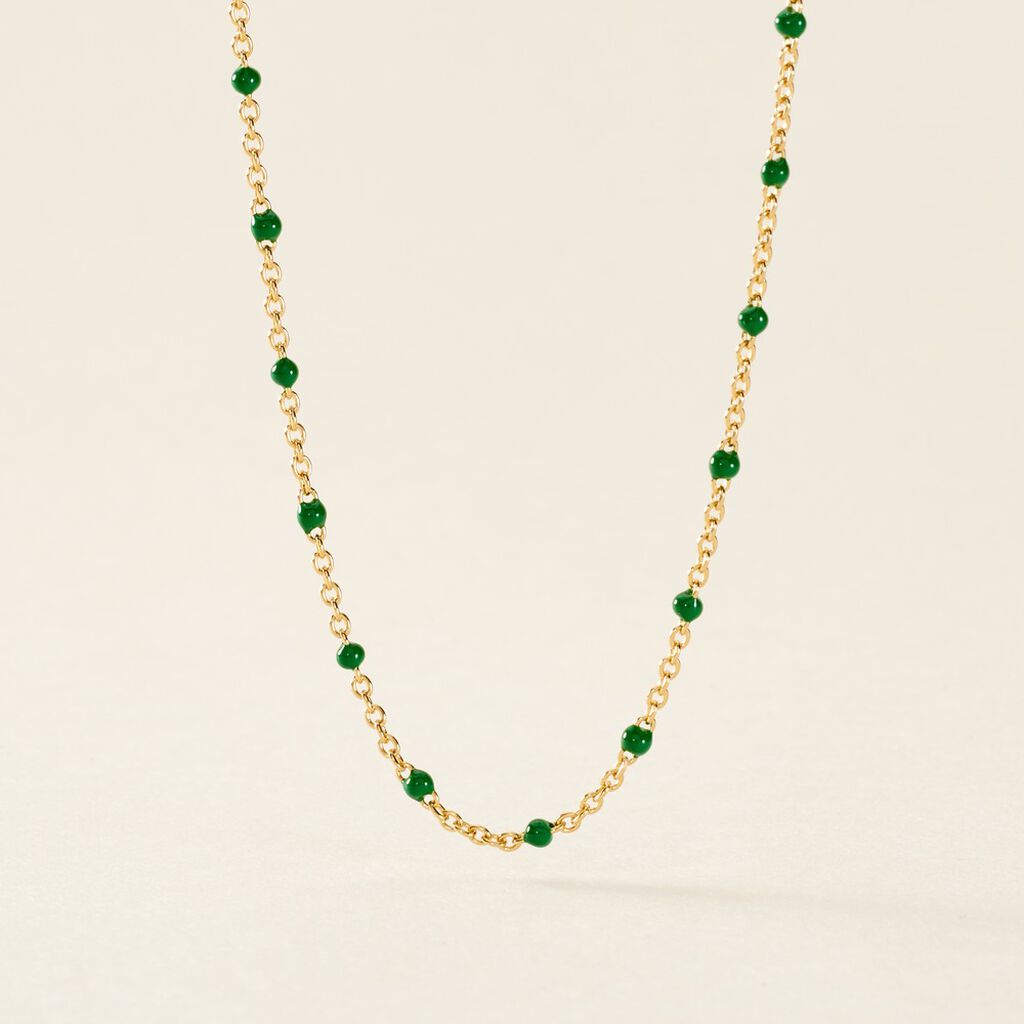 Collier Argent Dore Polka - Colliers fantaisie Femme | Histoire d’Or