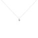 Collier Vrille Accompagnee Or Blanc Diamant - Colliers Femme | Histoire d’Or