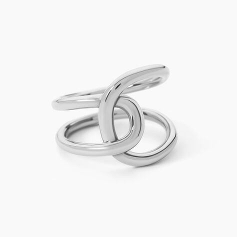 Bague Claudy Acier Blanc - Bagues fantaisie Femme | Histoire d&rsquo;Or