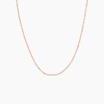 Collier Polka Argent Rose - Bijoux sans pierre Femme | Histoire d&rsquo;Or