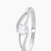 Bague Lysie Argent Blanc Oxyde De Zirconium - Bagues solitaires Femme | Histoire d’Or