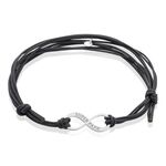 Bracelet Kwesi Argent Blanc - Bracelets cordon Homme | Histoire d&rsquo;Or