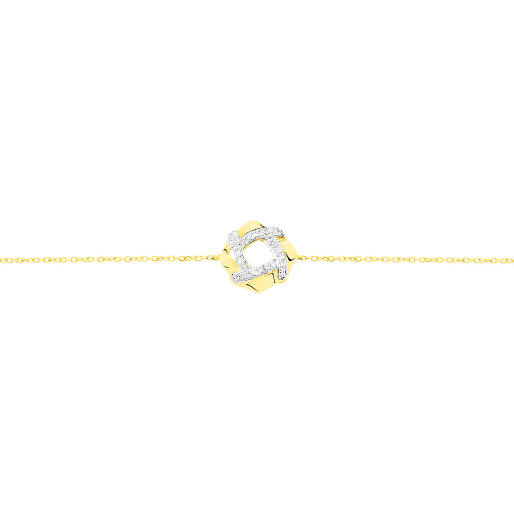 Bracelet Volcania Or Jaune Diamant - Bracelets Femme | Histoire d’Or