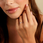 Bague Athena Platine Blanc Diamant - Bagues solitaires Femme | Histoire d&rsquo;Or