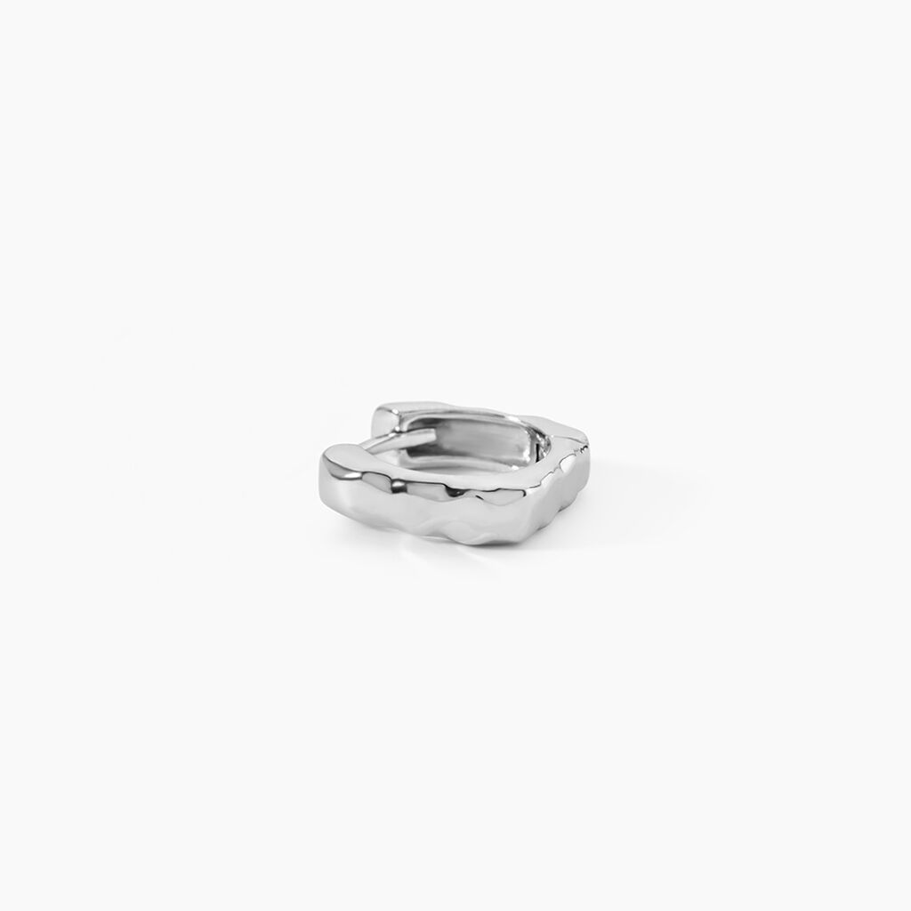 Cr&eacute;oles Echo Argent Blanc - Boucles d'oreilles cr&eacute;oles Homme | Histoire d&rsquo;Or