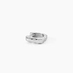 Cr&eacute;oles Echo Argent Blanc - Boucles d'oreilles cr&eacute;oles Homme | Histoire d&rsquo;Or