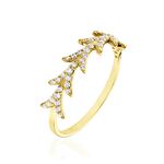 Bague Ligeia Or Jaune Oxyde De Zirconium - Bagues avec pierre Femme | Histoire d&rsquo;Or