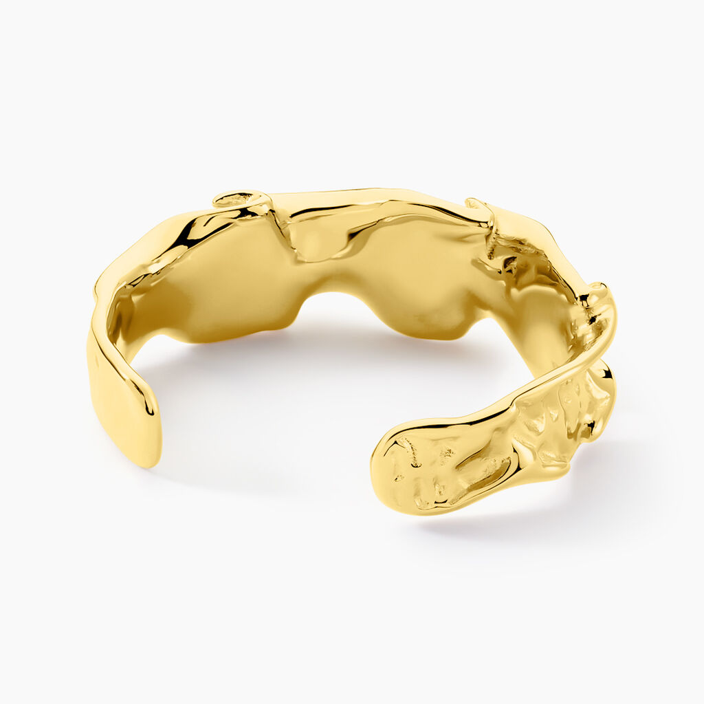 Bracelet Jonc Organic Acier Jaune - Bracelets Femme | Histoire d’Or