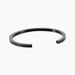 Jonc Jourdan Teno Acier Noir - Bracelets joncs Homme | Histoire d’Or