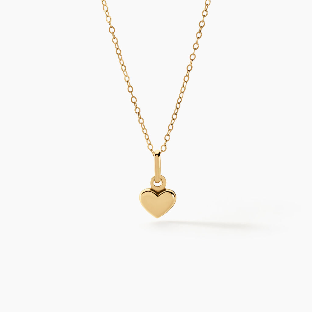 Collier Aricia Coeur Or Jaune - Colliers Enfant | Histoire d’Or