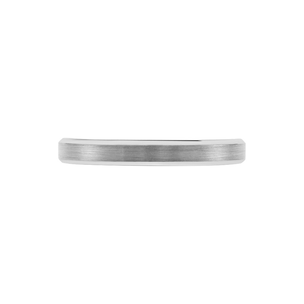 Alliance Rominus Ruban Plat Palladium Blanc - Alliances Homme | Histoire d’Or